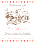 Christmas gift label 26