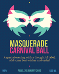 Carnival ball label 32