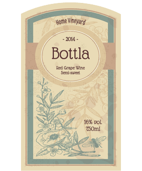 Wine label 21