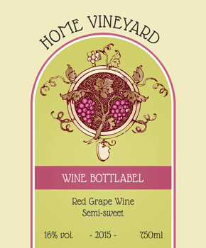 Wine label 23