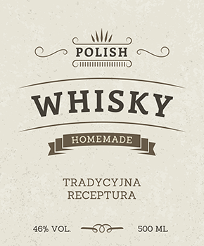 Whisky label 42