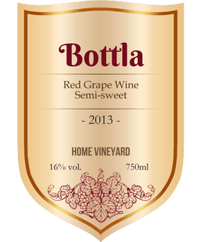 Wine label 8