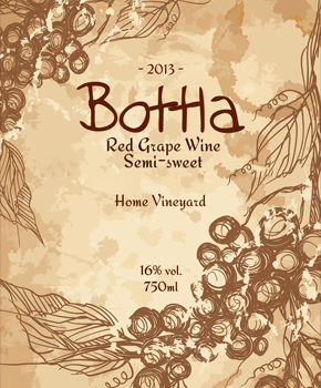 Wine label 17