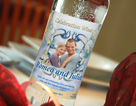Wedding vodka label 7