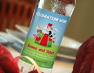Wedding wine label 3