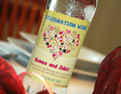 Wedding wine label 1