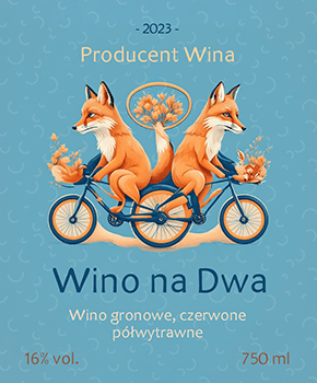 Etykieta na wino 30