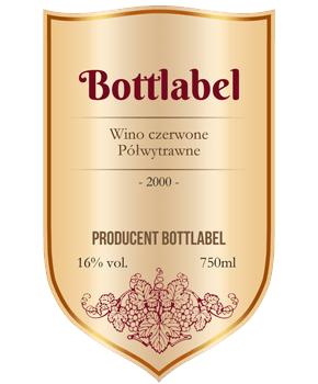 Etykieta na wino 8