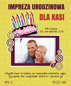 Etykieta na urodziny 21