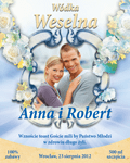 Etykieta na wódkę weselną 7