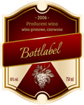 Etykieta na wino 4