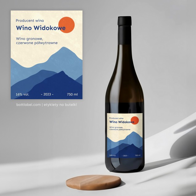 Here is our latest wine label design!